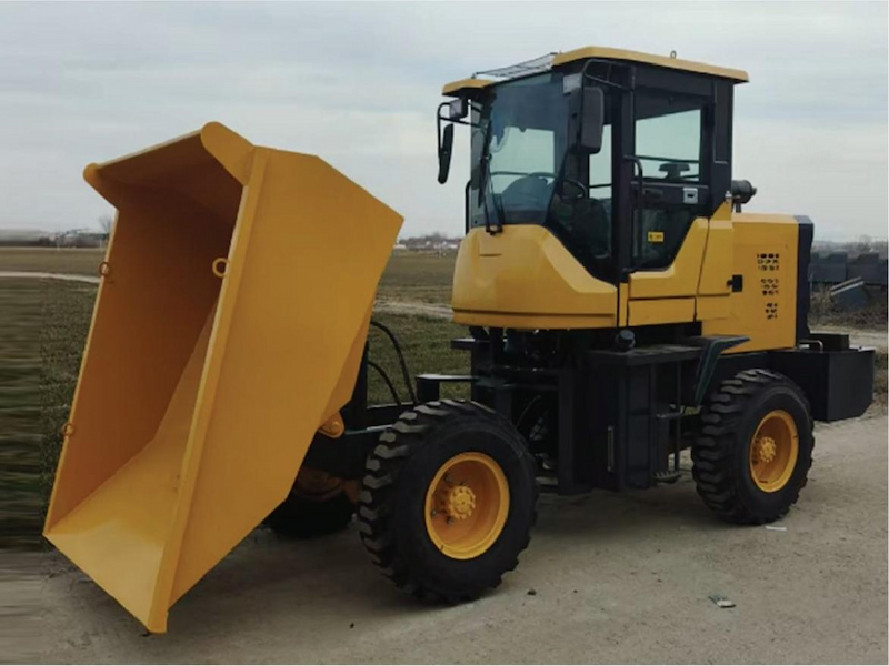 Mining dump truck, large load capacity, strong power, automa...