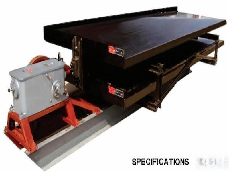 Ore dressing shaker, mineral classification and separation,...
